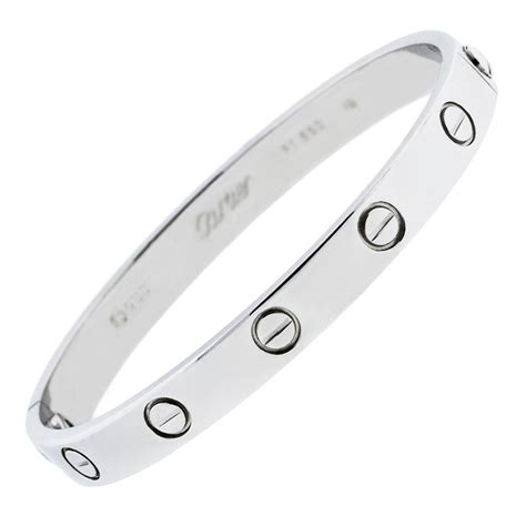 cartier love bracelet platinum price|cartier love bracelet inside engraving.